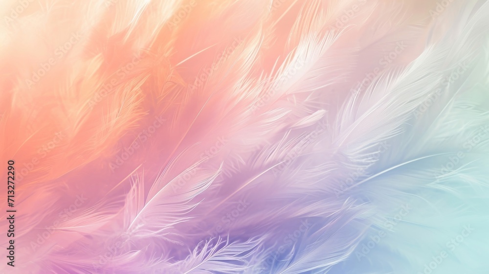 Feather-like abstract textures in soft, muted colors background Feather-like abstract textures in soft, muted colors background
