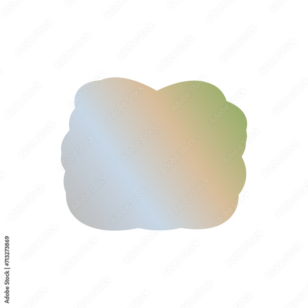 A simple cut out transparent cloud shape design element. A simple cut out transparent cloud shape design element.