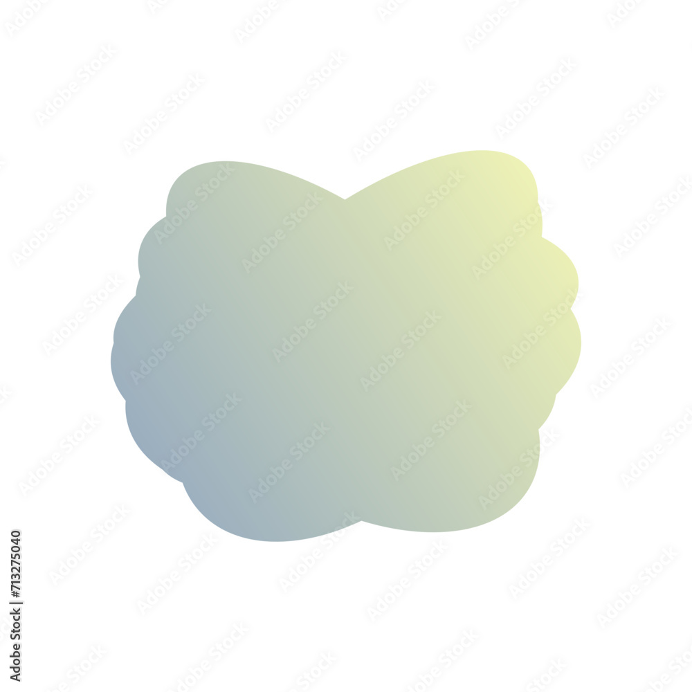 A simple cut out transparent cloud shape design element. A simple cut out transparent cloud shape design element.