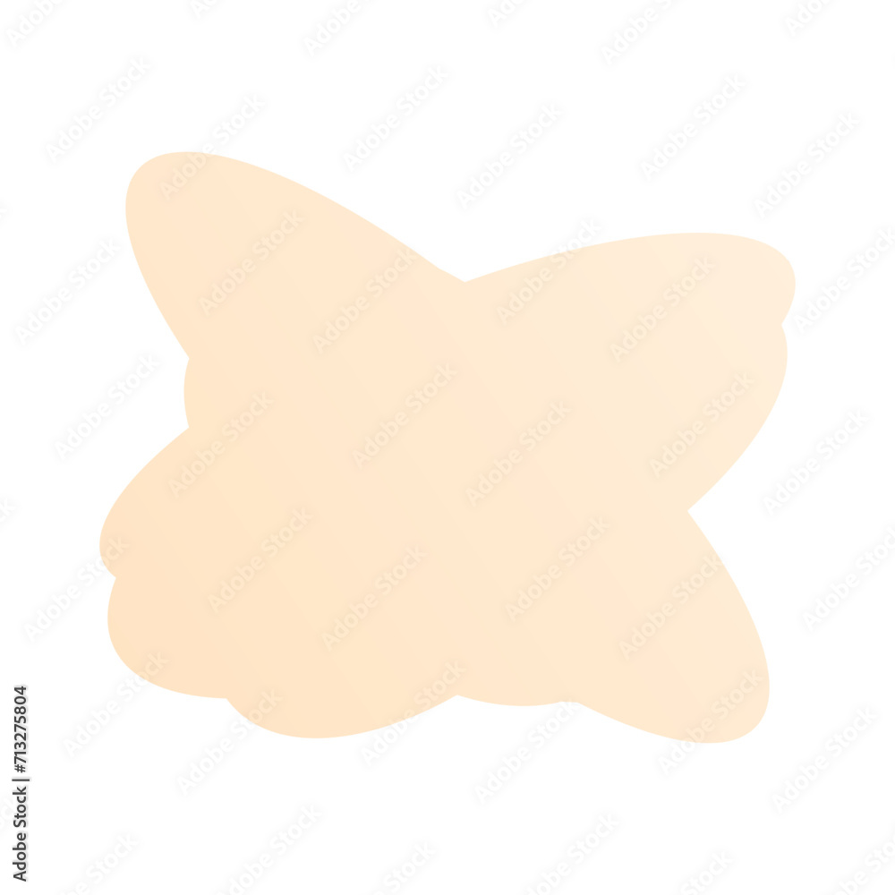 A simple cut out transparent cloud shape design element. A simple cut out transparent cloud shape design element.