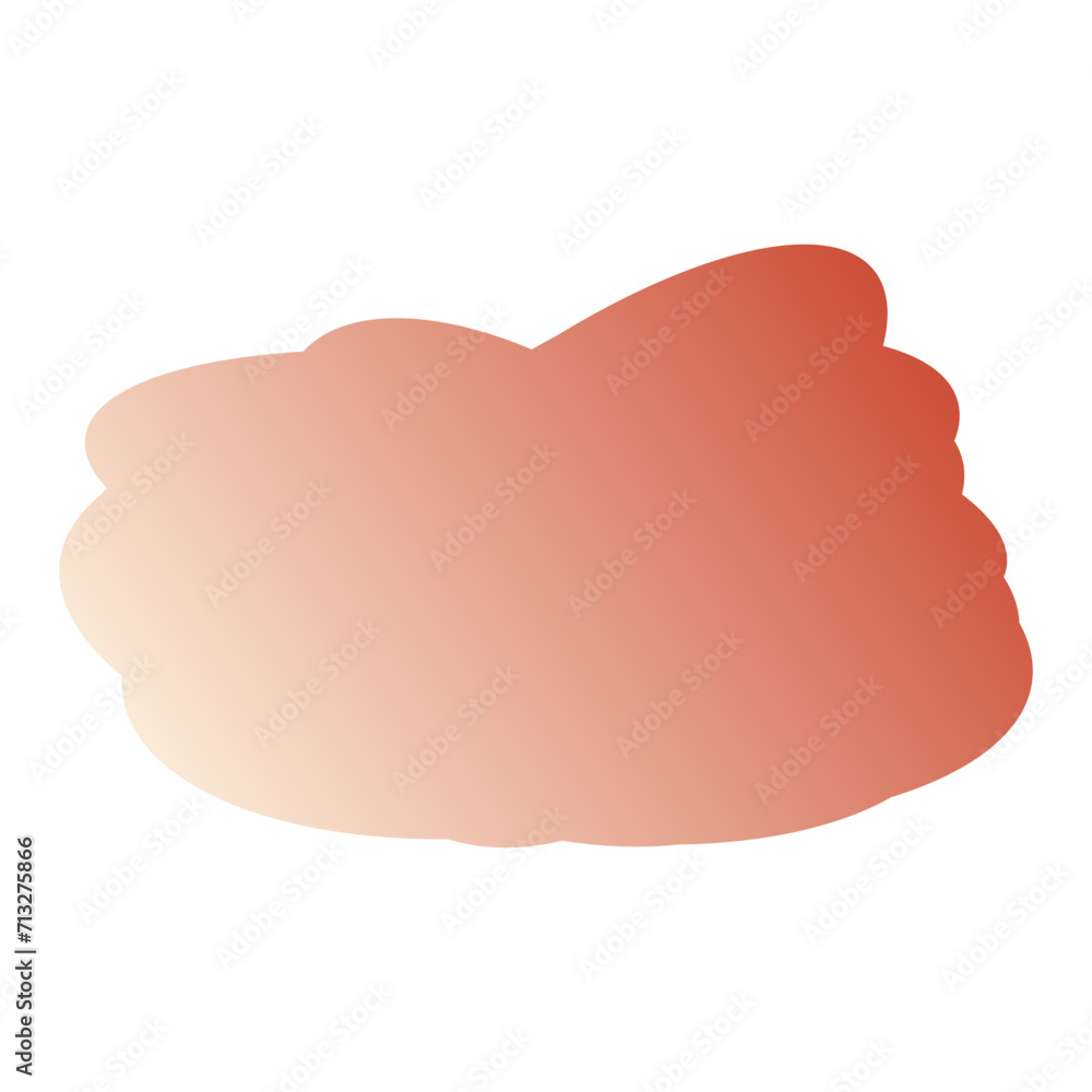 A simple cut out transparent cloud shape design element. A simple cut out transparent cloud shape design element.
