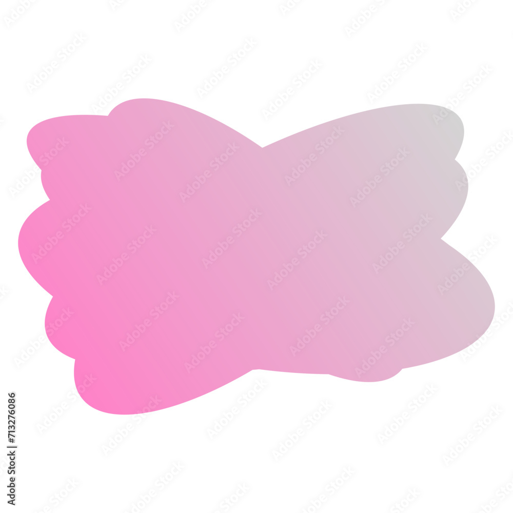 A simple cut out transparent cloud shape design element. A simple cut out transparent cloud shape design element.