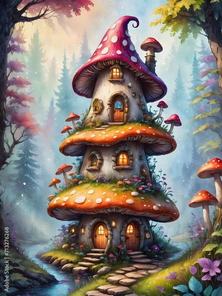 Fototapeta premium fairy tale house