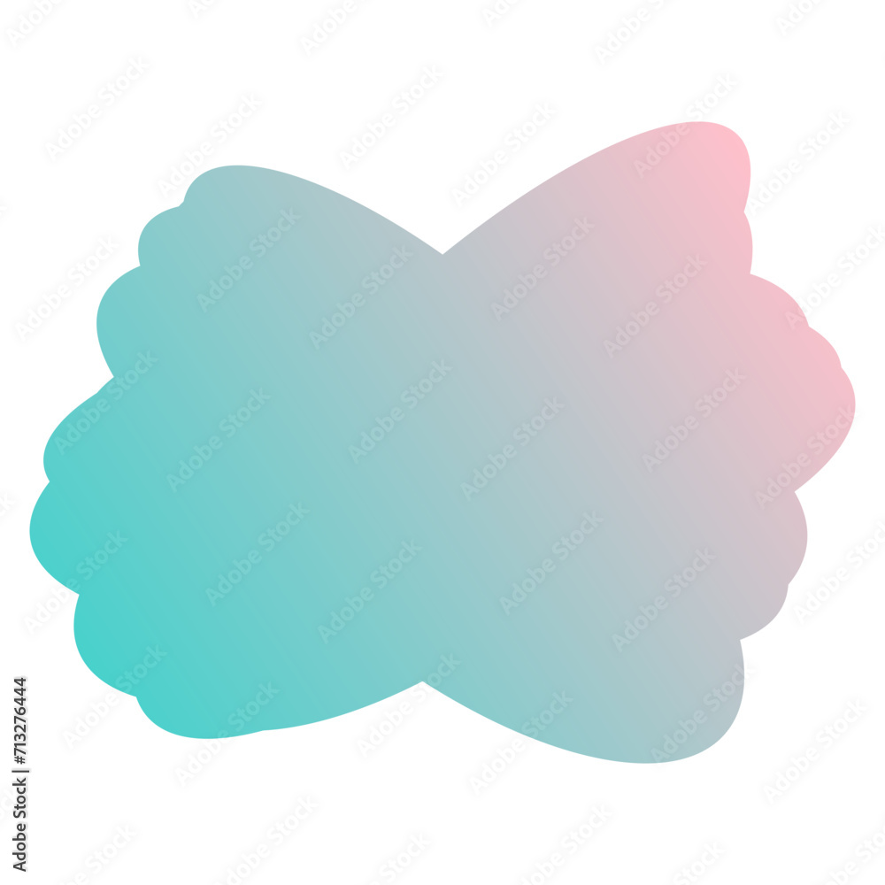 A simple cut out transparent cloud shape design element. A simple cut out transparent cloud shape design element.