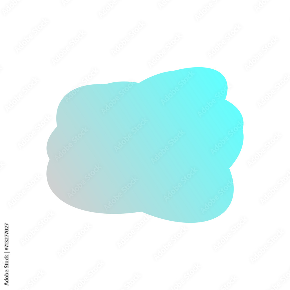 A simple cut out transparent cloud shape design element. A simple cut out transparent cloud shape design element.