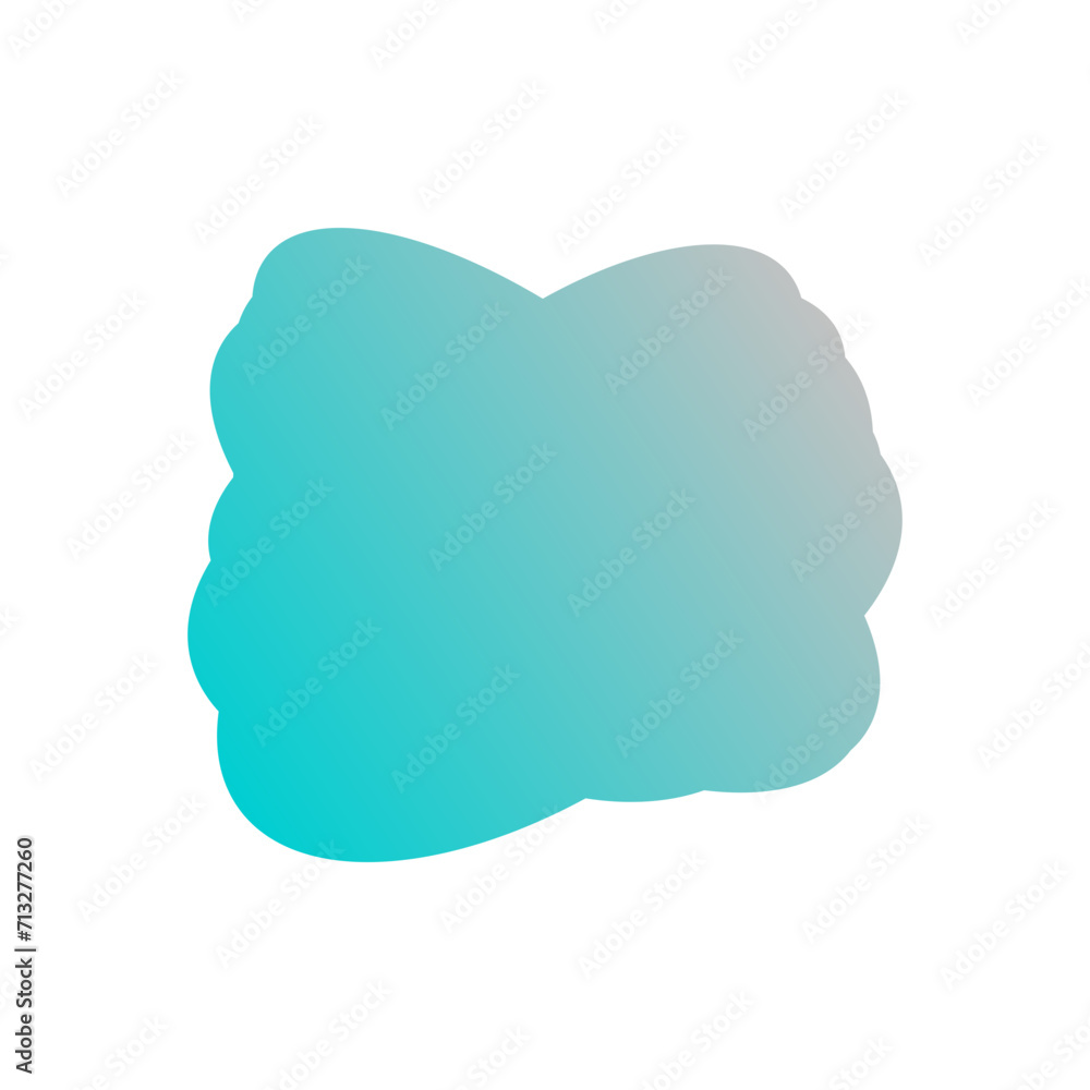 A simple cut out transparent cloud shape design element. A simple cut out transparent cloud shape design element.