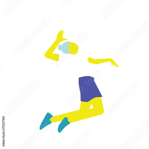 Icône femme volleyball