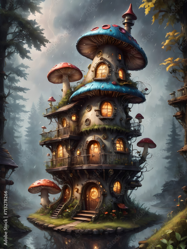 Fototapeta premium fairy tale house
