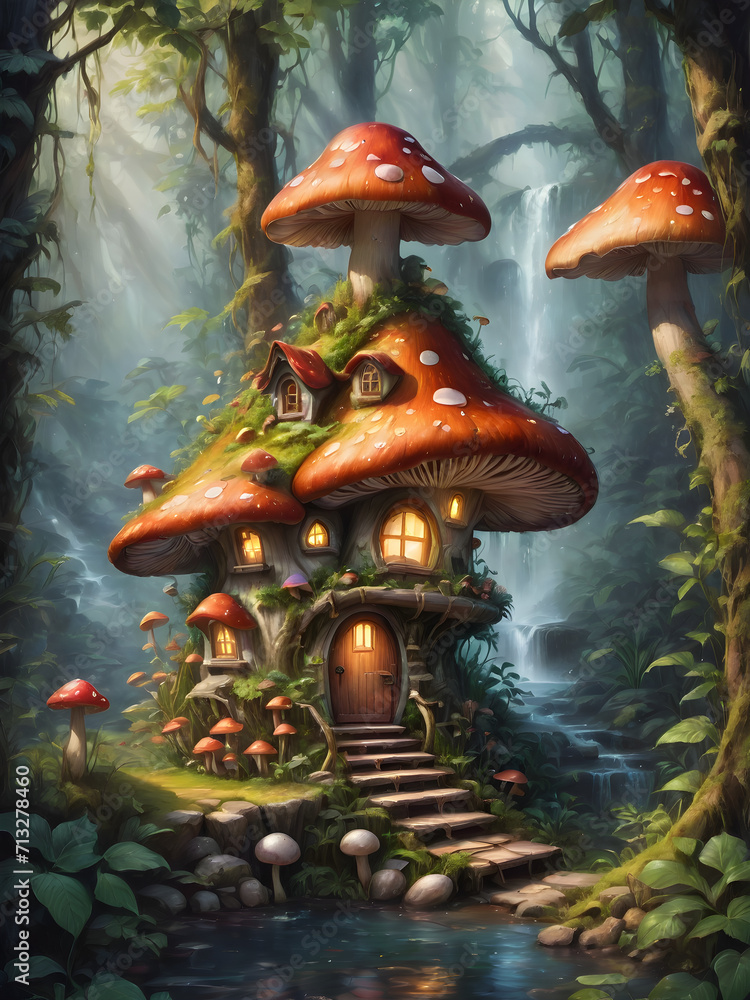 Fototapeta premium fairy tale house
