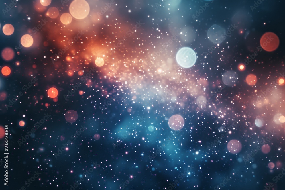 bokeh starry sky with a Milky Way bokeh starry sky with a Milky Way