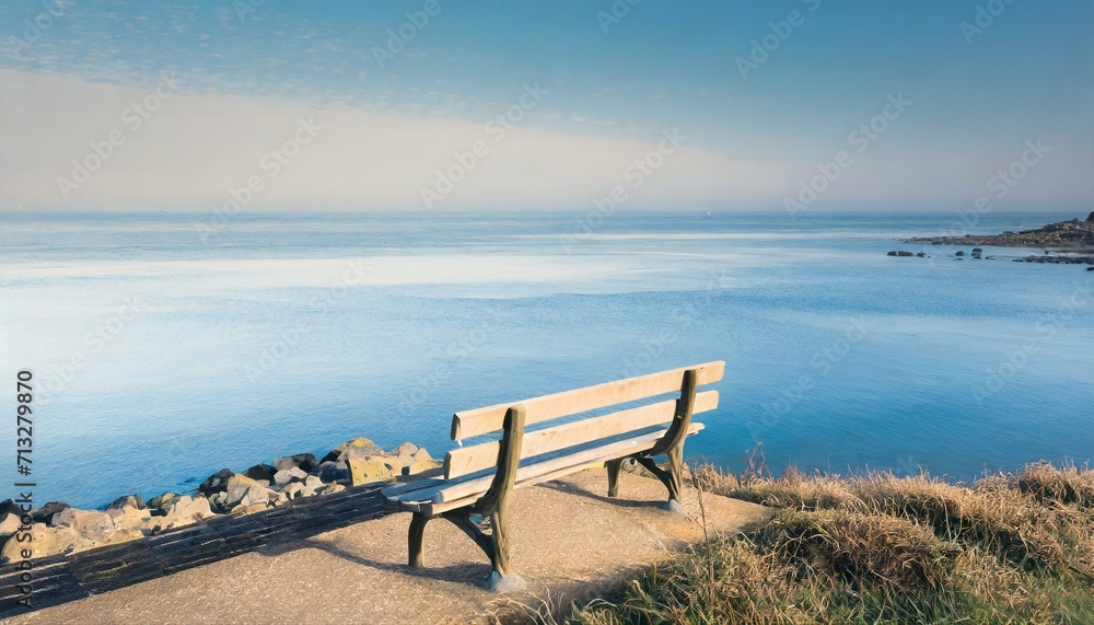 bench on the beach