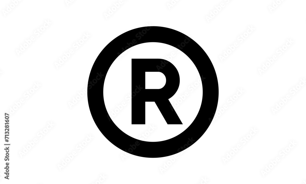 Trademark copyright symbol logo. Trade mark sign circle intellectual legal property register icon
Trademark copyright symbol logo. Trade mark sign circle intellectual legal property register icon