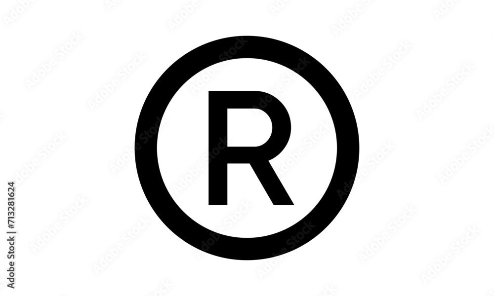 Trademark copyright symbol logo. Trade mark sign circle intellectual legal property register icon
Trademark copyright symbol logo. Trade mark sign circle intellectual legal property register icon