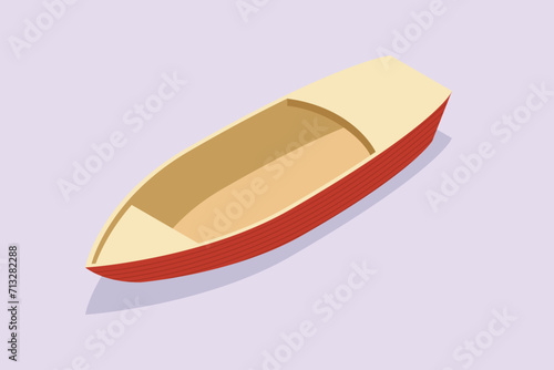Sea transportation concept. Colored flat vector illustration isolated.
