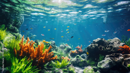 Underwater Beauty: Creative Scenes with Splash Overlays