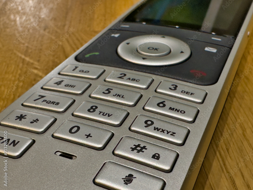 Close-up photograph of a handheld phone Close-up photograph of a handheld phone
