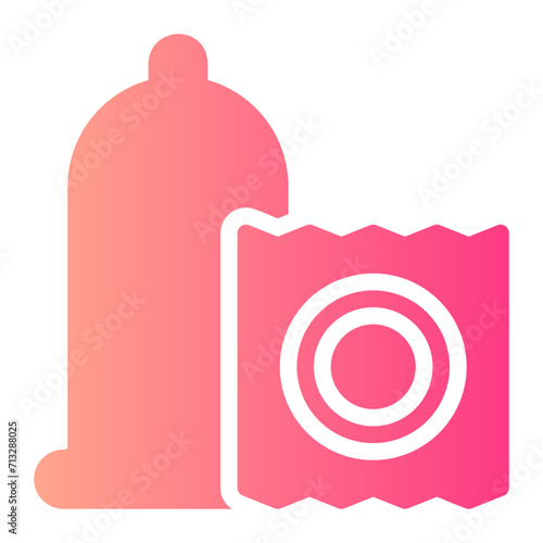 condoms gradient icon