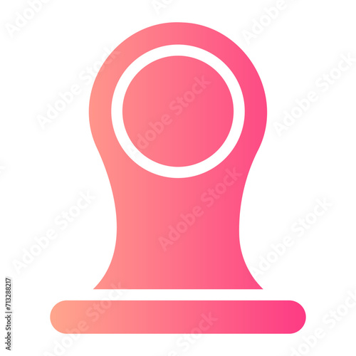 female condom gradient icon