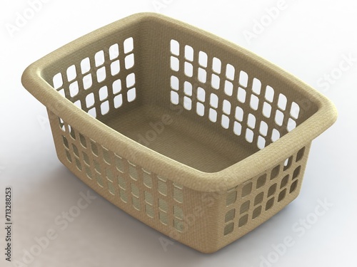 Multi-Purpose Home Storage Basket 65CM Width 3D model photo