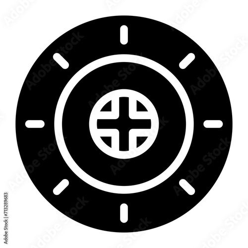 birth control pill glyph icon