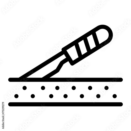 sterilization line icon