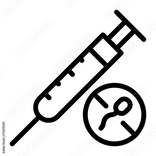 syringe line icon