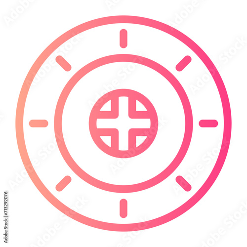 birth control pill gradient icon