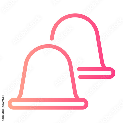 cervical cap gradient icon