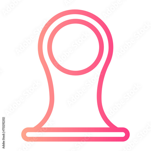 female condom gradient icon