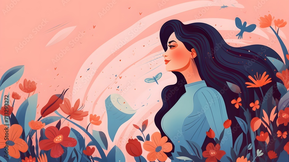 Vector Illustration for Women's Day Empowerment Vector Illustration for Women's Day Empowerment