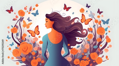 Vector Illustration for Women s Day Empowerment