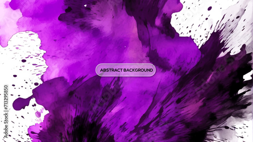 Watercolor painting style with colorful abstract background