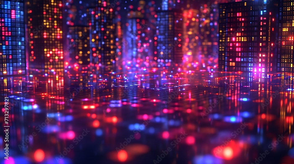 Dynamic 3D Abstraction: A Futuristic Business Background Dynamic 3D Abstraction: A Futuristic Business Background