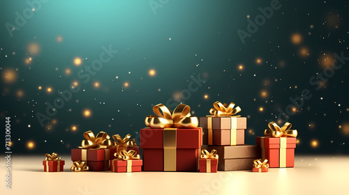 Wallpaper Mural Holiday gift box for birthdays, holiday anniversaries, Valentine's Day and weddings Torontodigital.ca