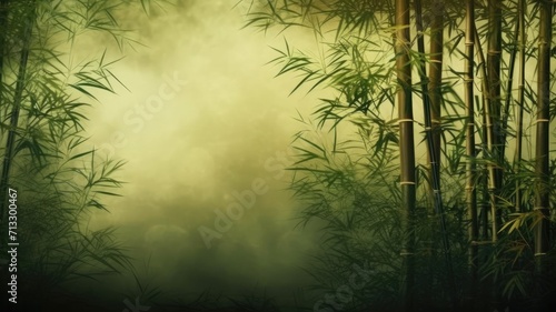 Bamboo Bliss: Sunlight Piercing Through a Serene Bamboo Forest Scene, a tranquil and idyllic photo backdrop, capturing the essence of a nature retreat in a bamboo haven. 