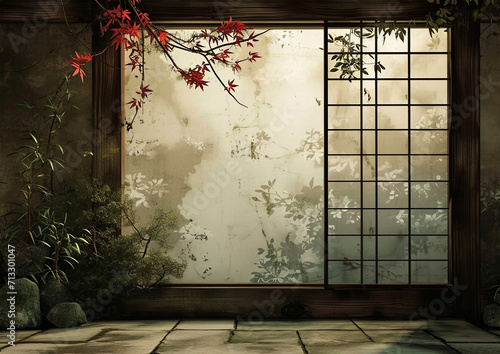 Japanese style background 