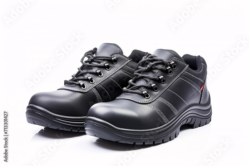 Pair_of_black_safety_leather_shoes_isolated_on_white