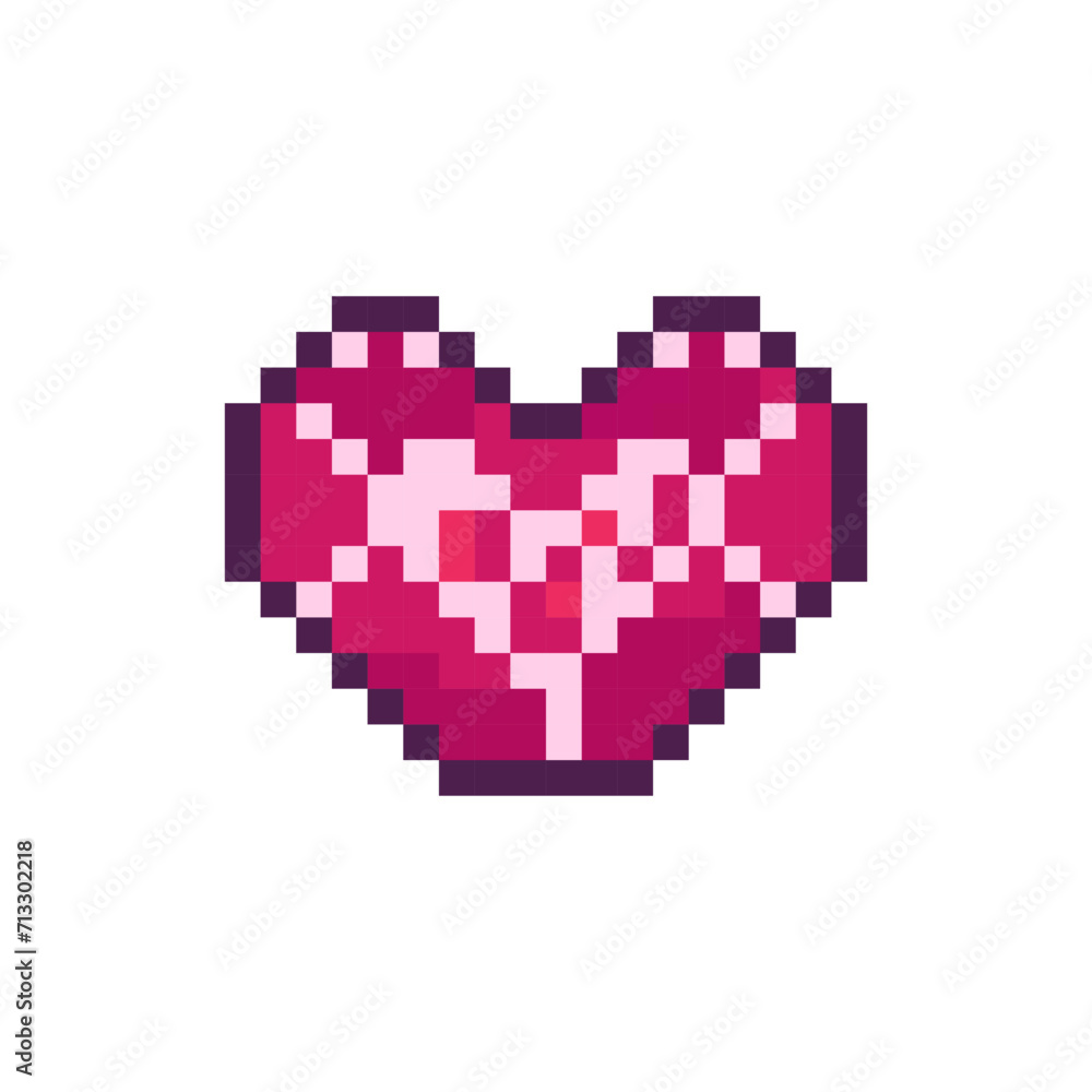 Pixel stone, red gem shaped srdz, garnet, 8 bit, retro, y2k pixel icon on a completely white background Pixel stone, red gem shaped srdz, garnet, 8 bit, retro, y2k pixel icon on a completely white background