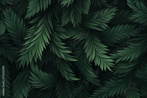 Forest green undirectional pattern