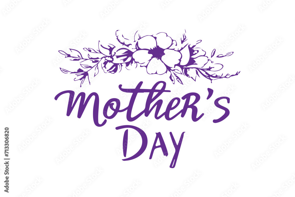 Mother's day lettering Calligraphy card Mother's day lettering Calligraphy card