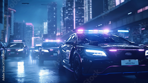 Racing Against Tomorrow's Crime in Neon Metropolis