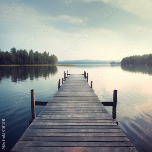 Wooden Pier on the Lake  Tranquil Scene  Scenic Beauty  Waterfront Serenity  Pier Reflection  Nature s Haven  Lake Landscape  Picturesque Backdrop  Idyllic Setting  Peaceful Retreat  Wooden Jetty 