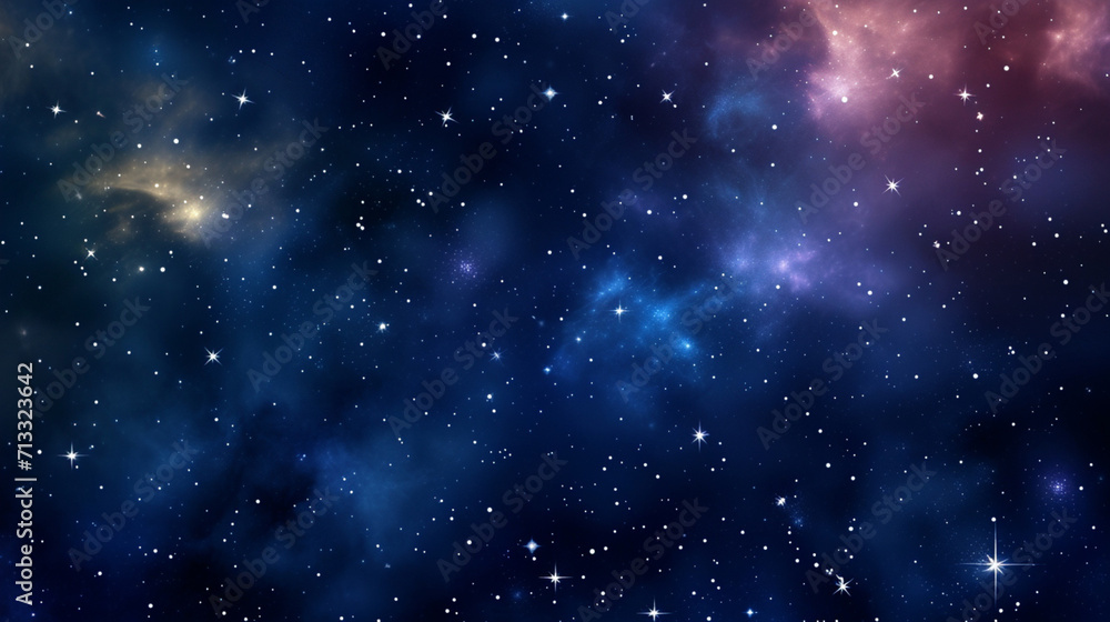Realistic Stars dance. Background with Star and Space content. Space Background With Nebula And Stars. 