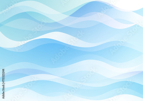 曲線 流線 波 和 ブルー イメージ 背景