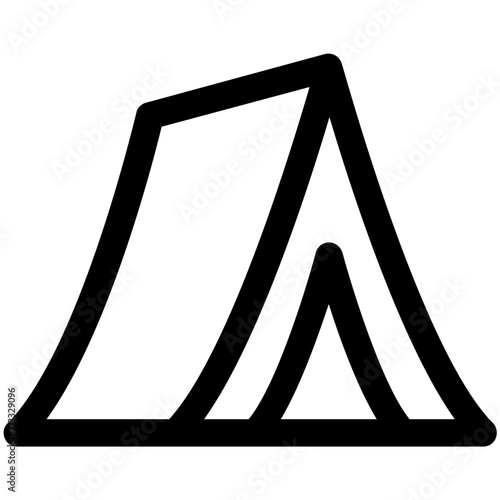 Tent Vector Icon