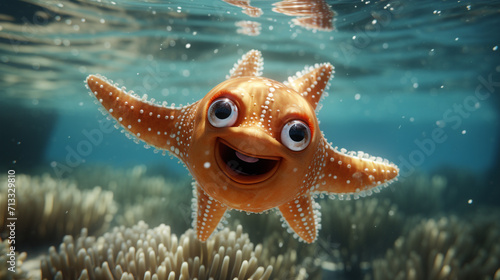starfish in aquarium © Anum