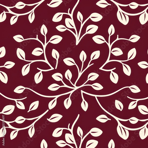 Maroon Uva Ursi pattern