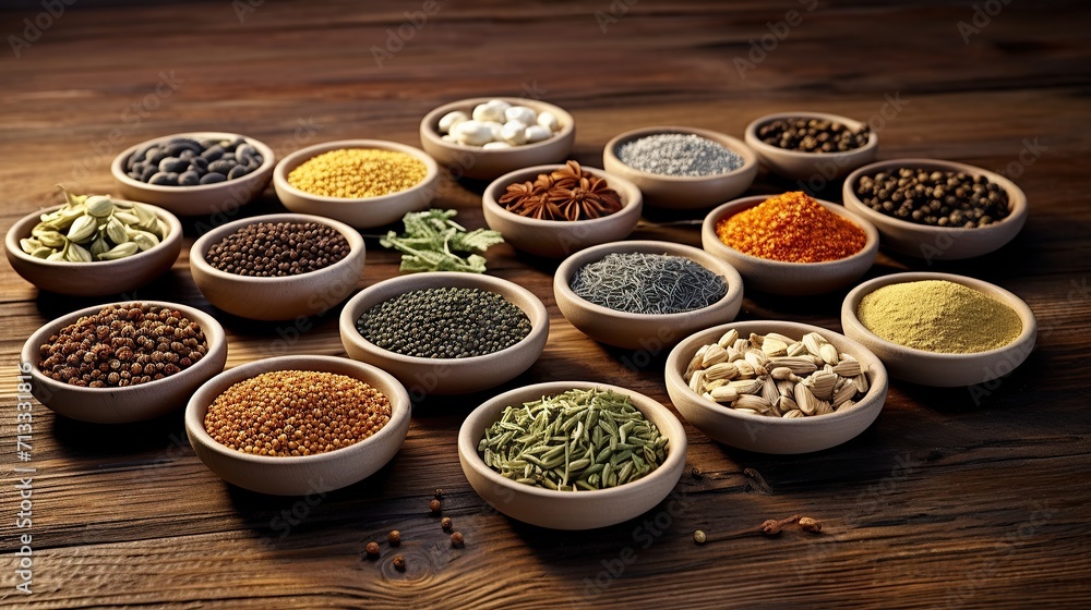 Various aromatic bright spices Various aromatic bright spices