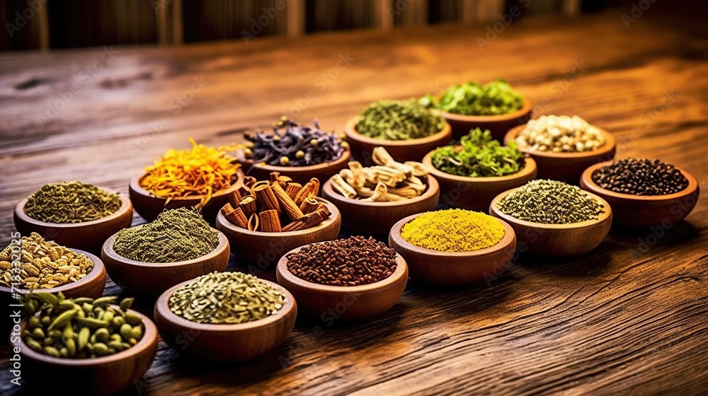 Various aromatic bright spices Various aromatic bright spices