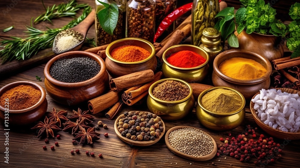 Various aromatic bright spices Various aromatic bright spices